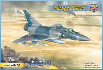Mirage 2000C - Multirole jet fighter · MSV 72073 ·  Modelsvit · 1:72