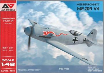 Messerschmitt Me.209 V-04 high-speed experimental prototype · MSV AAM4810 ·  Modelsvit · 1:48