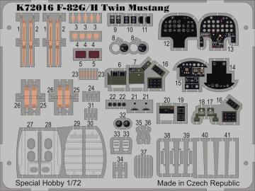 F-82G/H Twin Mustang · MPM K72016 ·  MPM · 1:72