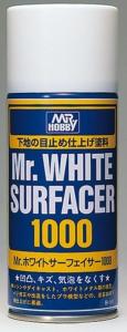 Mr. White Surfacer 1000 Spray (170 ml) &middot; GS B511 &middot;  Mr Hobby - Gunze