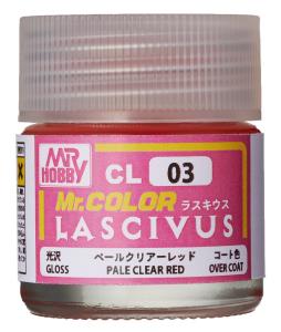 Mr. Color Lascivus (10 ml) Pale Clear Red &middot; GS CL03 &middot;  Mr Hobby - Gunze