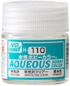 Aqueous Hobby Colors  (10 ml) Premium Clear Semi-Gloss &middot; GS H110 &middot;  Mr Hobby - Gunze