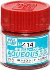 Aqueous Hobby Colors (10 ml) RLM23 Red · GS H414 · Mr Hobby - Gunze Aqueous Hobby Colors (10 ml) RLM23 Red · GS H414 · Mr Hobby - Gunze