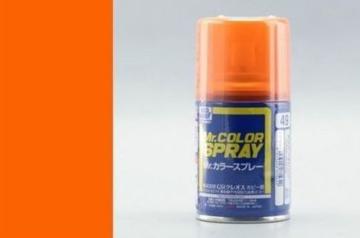 Mr. Color Spray (100 ml) Clear Orange &middot; GS S049 &middot;  Mr Hobby - Gunze