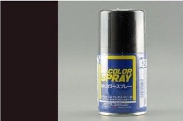 Mr. Color Spray (100 ml) Semi Gloss Black &middot; GS S092 &middot;  Mr Hobby - Gunze