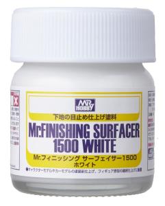 Mr. Finishing Surfacer 1500 White (40ml) &middot; GS SF291 &middot;  Mr. Hobby - Gunze