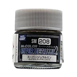 Mr. Color Super Metallic Colors II (10 ml) Super Duralumin &middot; GS SM208 &middot;  Mr Hobby - Gunze