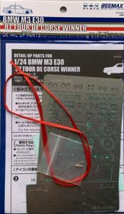 BMW M3 E30 Tour de corse Winner 1987 - Detail Up Parts · NB EX24029 ·  Nunu-Beemax · 1:24