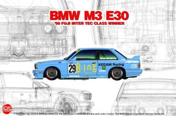 BMW M3 E30 ´90 Fuji Inter Tec Class Winner · NB PN24019 ·  Nunu-Beemax · 1:24