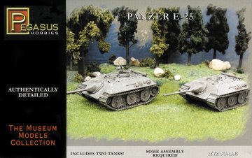 German E-25 tank · PGH 7602 · Pegasus Hobbies · 1:72 German E-25 tank · PGH 7602 · Pegasus Hobbies · 1:72