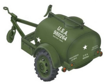 WWII US Water Tank Trailer Ben Hur &middot; PLM MV087 &middot;  Planet Models &middot; 1:72