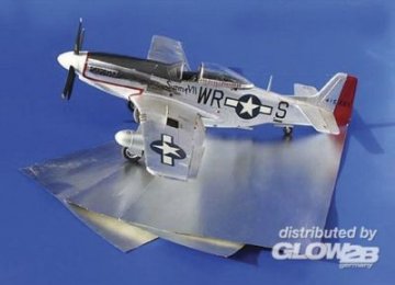 Alufolie 2 St�ck Aluminium-Folie selbsthaftend/ Adhesiv. &middot; PM 00018 &middot;  plusmodel