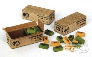 U.S. Feld Ration Kartons · PM 00311 ·  plusmodel · 1:35