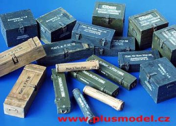 Deutsche Munitionskisten WW II · PM 35027 ·  plusmodel · 1:35