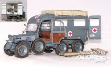 Deutscher Krankenwagen Kfz.31 Steyr 640 · PM 35403 ·  plusmodel · 1:35