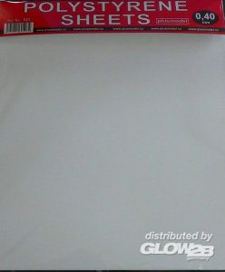 Polystyrene sheets 0,40mm (220x190 mm) · PM 523 ·  plusmodel