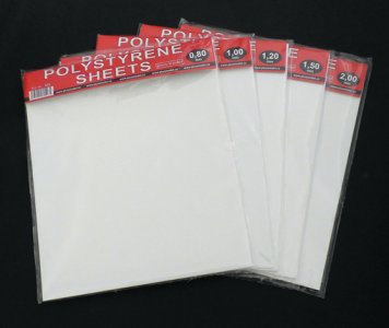 Polystyrene sheets big 0,8mm - 220 x 190 mm · PM 526 · plusmodel · 1:35 Polystyrene sheets big 0,8mm - 220 x 190 mm · PM 526 · plusmodel · 1:35