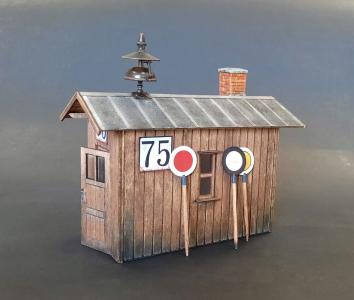 Railway guard house &middot; PM 593 &middot;  plusmodel &middot; 1:35