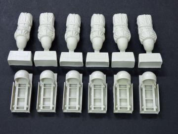 C-47 Skytrain - Racks for supply containers · PM AL4069 ·  plusmodel · 1:48