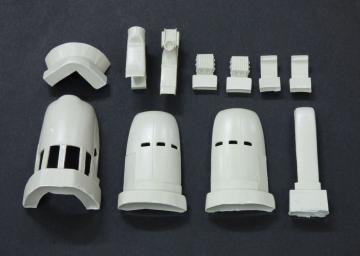 C-46 Commando - Engine covers · PM AL7059 ·  plusmodel · 1:72