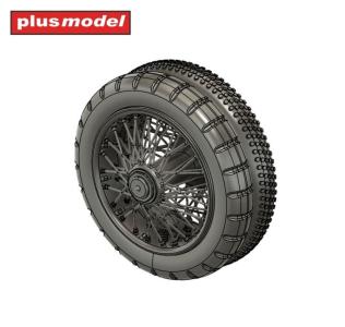 Wheels for british armored car RR · PM DP3054 ·  plusmodel · 1:35