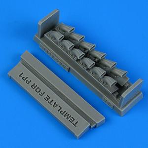 Messerschmitt Bf 109 F-2/4/6 - Exhaust · QB 32297 ·  Quickboost · 1:32