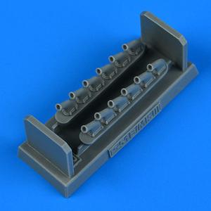 P-51B/Mk.III Mustang - Exhaust [Tamiya] · QB 48945 ·  Quickboost · 1:48