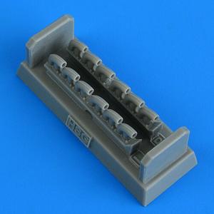 P-39Q/N - Exhaust [Hasegawa] &middot; QB 49057 &middot;  Quickboost &middot; 1:48