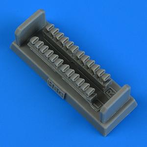 P-39D/P-400 Airacobra - Exhaust (12 pipes) [Hasegawa] &middot; QB 49128 &middot;  Quickboost &middot; 1:48
