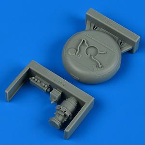 AH-64D Longbow Apache AN/APG-78 - Fire control radar [Hasegawa] &middot; QB 49178 &middot;  Quickboost &middot; 1:48