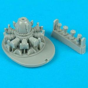 F6F Hellcat - Engine [Academy] · QB 72040 ·  Quickboost · 1:72