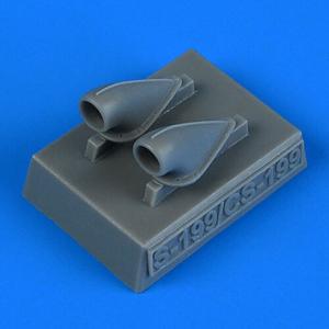 Avia S-199/CS-199 - Air intake &middot; QB 72678 &middot;  Quickboost &middot; 1:72