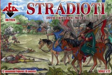 Stradioti, 16th century. Set 1 &middot; RDB 72074 &middot;  Red Box &middot; 1:72