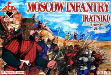 Moscow infantry (ratniki) 16 century - Set 2 · RDB 72112 · Red Box · 1:72 Moscow infantry (ratniki) 16 century - Set 2 · RDB 72112 · Red Box · 1:72