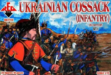 Ukrainian Cossack (infantry) 16 century - Set 1 &middot; RDB 72114 &middot;  Red Box &middot; 1:72