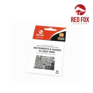 Instruments & gauges set for USAF WWII (Independent) &middot; RFS 32187 &middot;  Red Fox Studio &middot; 1:32