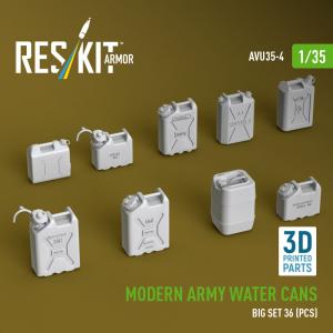 Modern army water cans, big set (3D Printed) &middot; RSK AVU350004 &middot;  ResKit Models &middot; 1:35