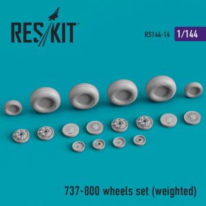 737-800 - Wheels set (weighted) · RSK RS1440014 · ResKit Models · 1:144 737-800 - Wheels set (weighted) · RSK RS1440014 · ResKit Models · 1:144
