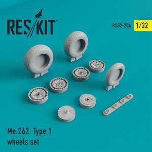 Me-262 type 1 - Wheels set · RSK RS320204 · ResKit Models · 1:32 Me-262 type 1 - Wheels set · RSK RS320204 · ResKit Models · 1:32