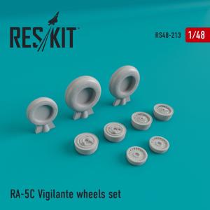 RA-5 Vigilante - Wheels set &middot; RSK RS480213 &middot;  ResKit Models &middot; 1:48