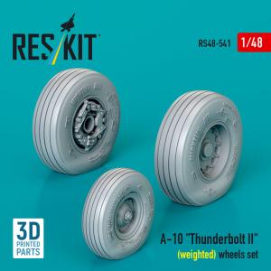 A-10 Thunderbolt II (weighted) - Wheels set (3D Printed) &middot; RSK RS480541 &middot;  ResKit Models &middot; 1:48