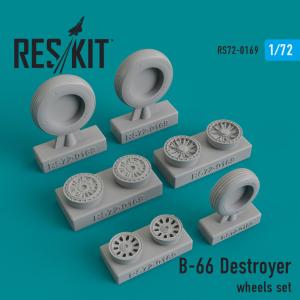 B-66 Destroyer - Wheels set &middot; RSK RS720169 &middot;  ResKit Models &middot; 1:72