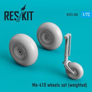 Me-410 - Wheels set (weighted) &middot; RSK RS720352 &middot;  ResKit Models &middot; 1:72