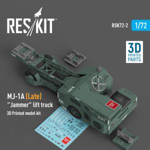 MJ-1A (Late) Jammer lift truck (3D Printed model kit) &middot; RSK RSK720002 &middot;  ResKit Models &middot; 1:72