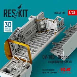 OV-10D Bronco cargo bay [ICM] (3D Printed) &middot; RSK RSU480187 &middot;  ResKit Models &middot; 1:48