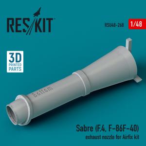 Sabre (F.4, F-86F-40) - Exhaust nozzle [Airfix] (3D Printed) &middot; RSK RSU480268 &middot;  ResKit Models &middot; 1:48