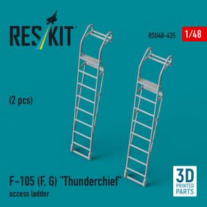 F-105 (F, G) Thunderchief - Access ladders (2 pcs) (3D Printed) &middot; RSK RSU480435 &middot;  ResKit Models &middot; 1:48
