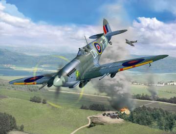 Supermarine Spitfire Mk.IXc - Technik · RE 00457 ·  Revell · 1:32