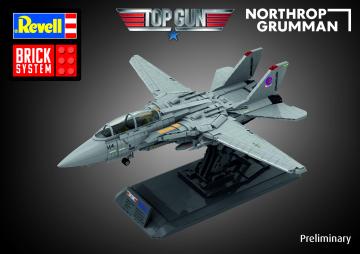 Maverick F-14A Tomcat - Top Gun - Brick System &middot; RE 00963 &middot;  Revell &middot; 1:32