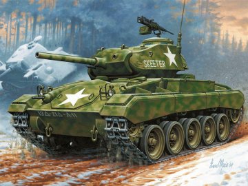 M24 Chaffee · RE 03213 ·  Revell · 1:76